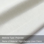 Linen Boho Beige Throw Pillow Cover — 18" - View 7