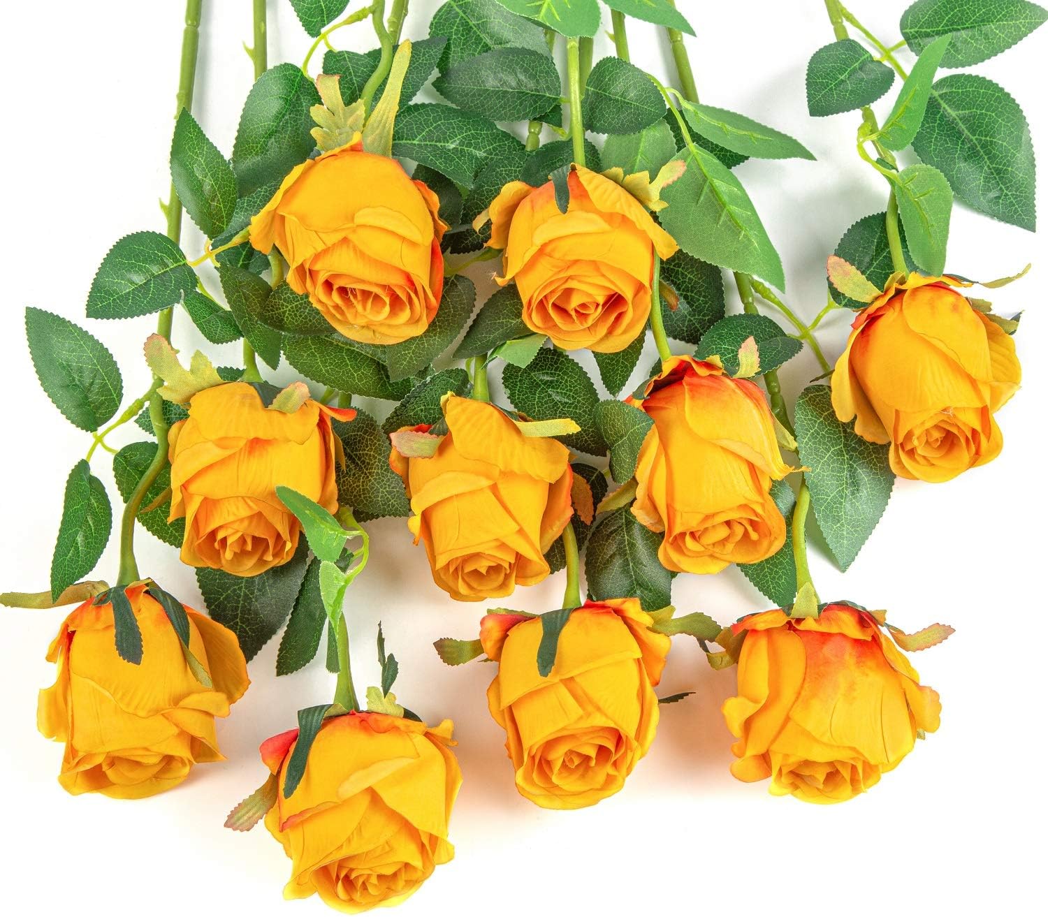 Black Artificial Plant — Orange