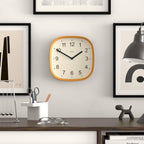 Mid-Century Black Wall Clock — 10" - View 3