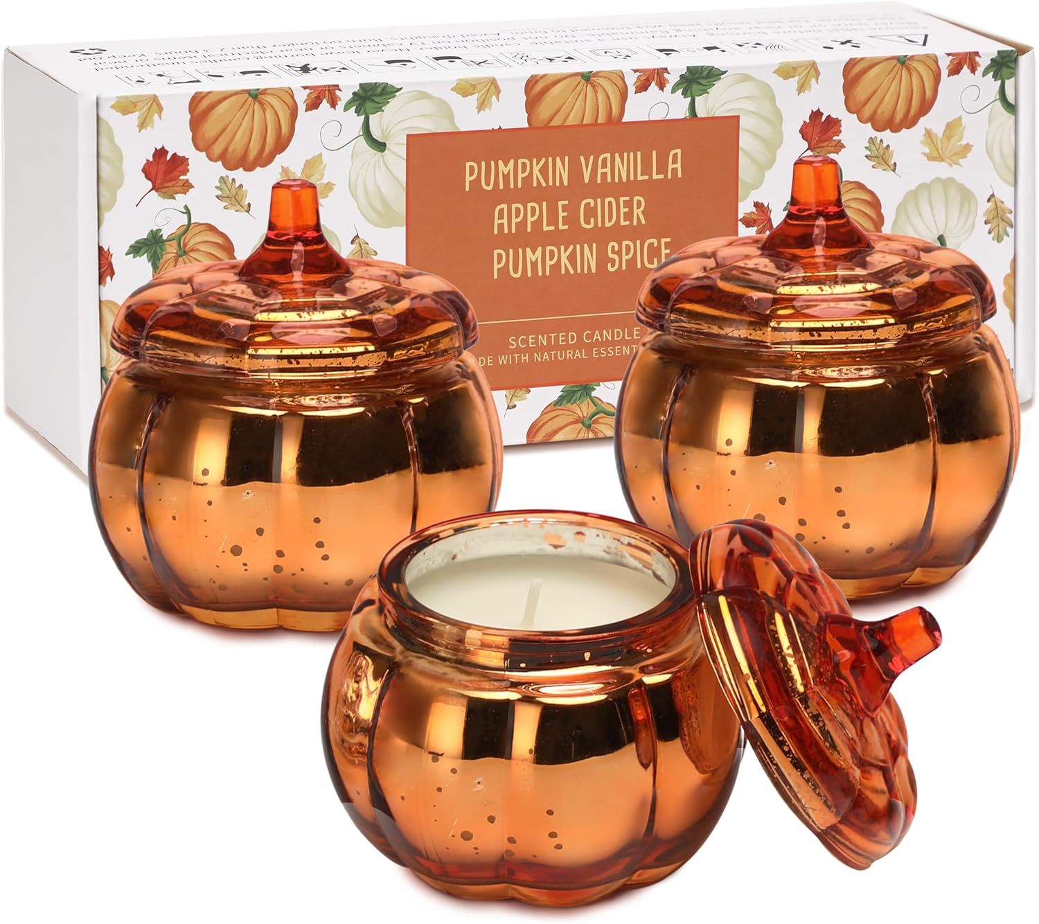 Scented Farmhouse Orange Candle — 3x4 — Orange