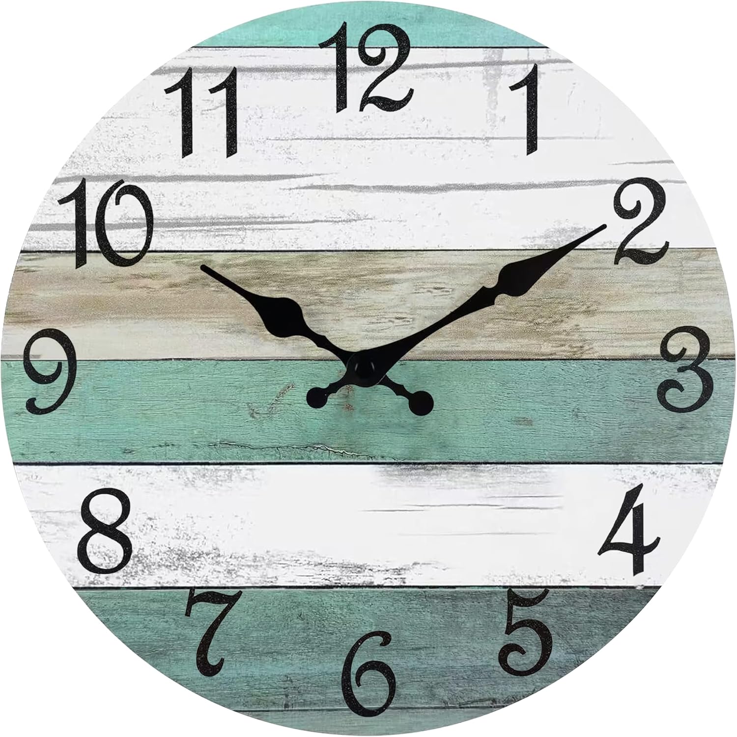 Battery Operated Blue Wall Clock — 18" — 12 Inch