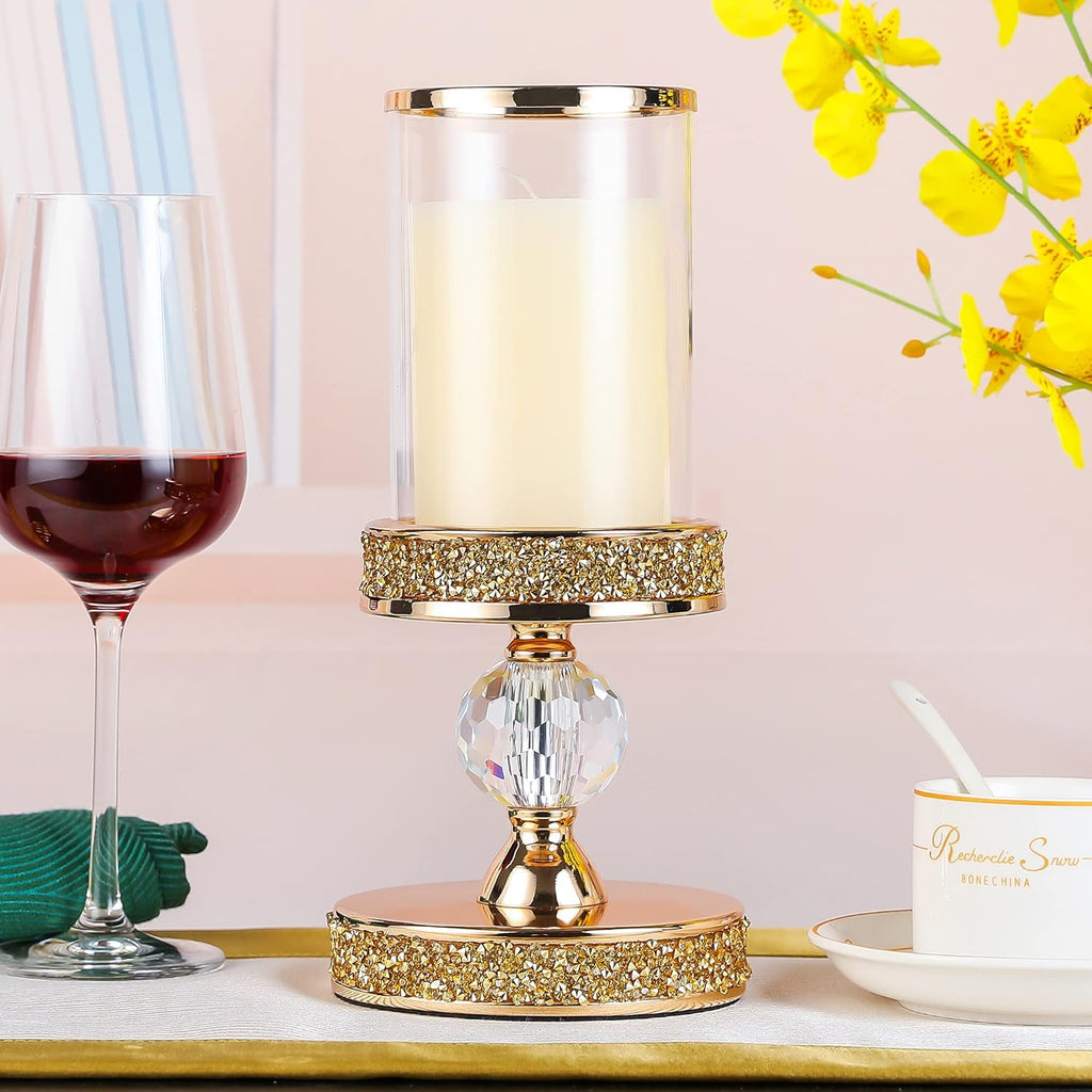 Luxe Glass Pillar Candle - View 9