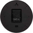 Mid-Century Black Wall Clock — 10" - View 3