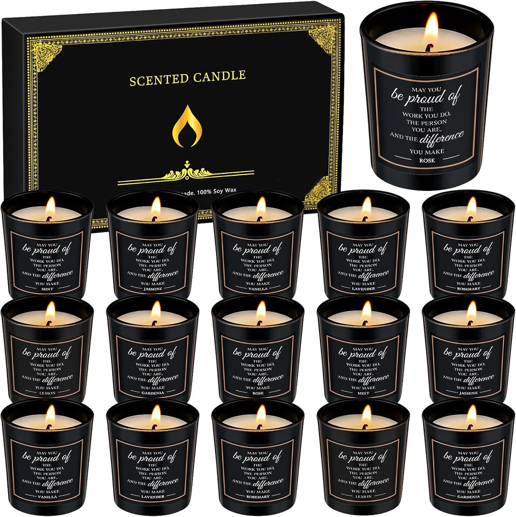Soy Wax Metal Scented Candle — Inspirational