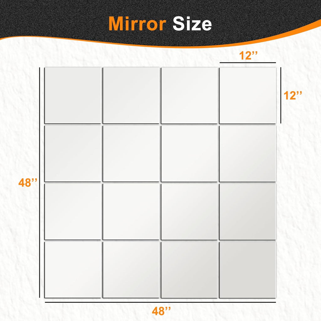 Glass Wall Mirror — 12" - View 4