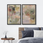 Framed Modern Fabric Wall Art — 24" - View 3