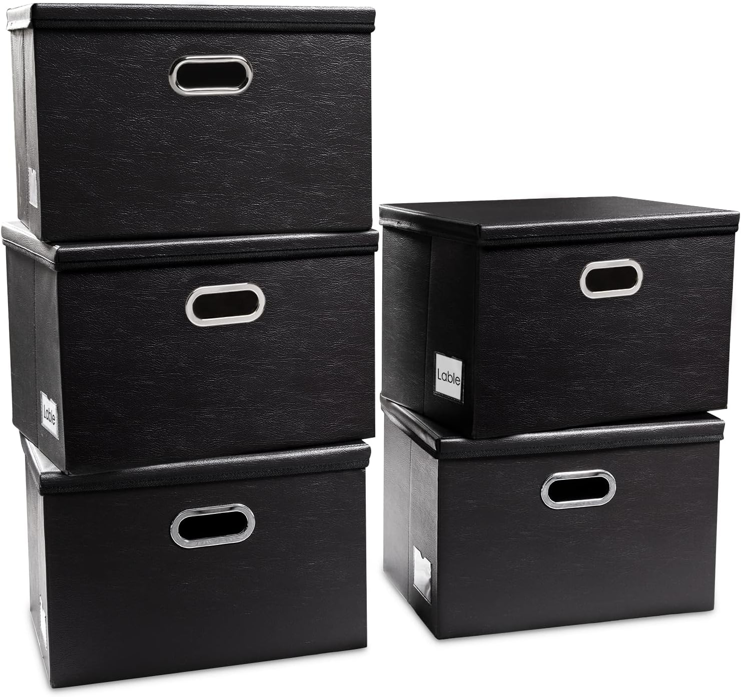 Black Storage Bin — 7x11 — Black