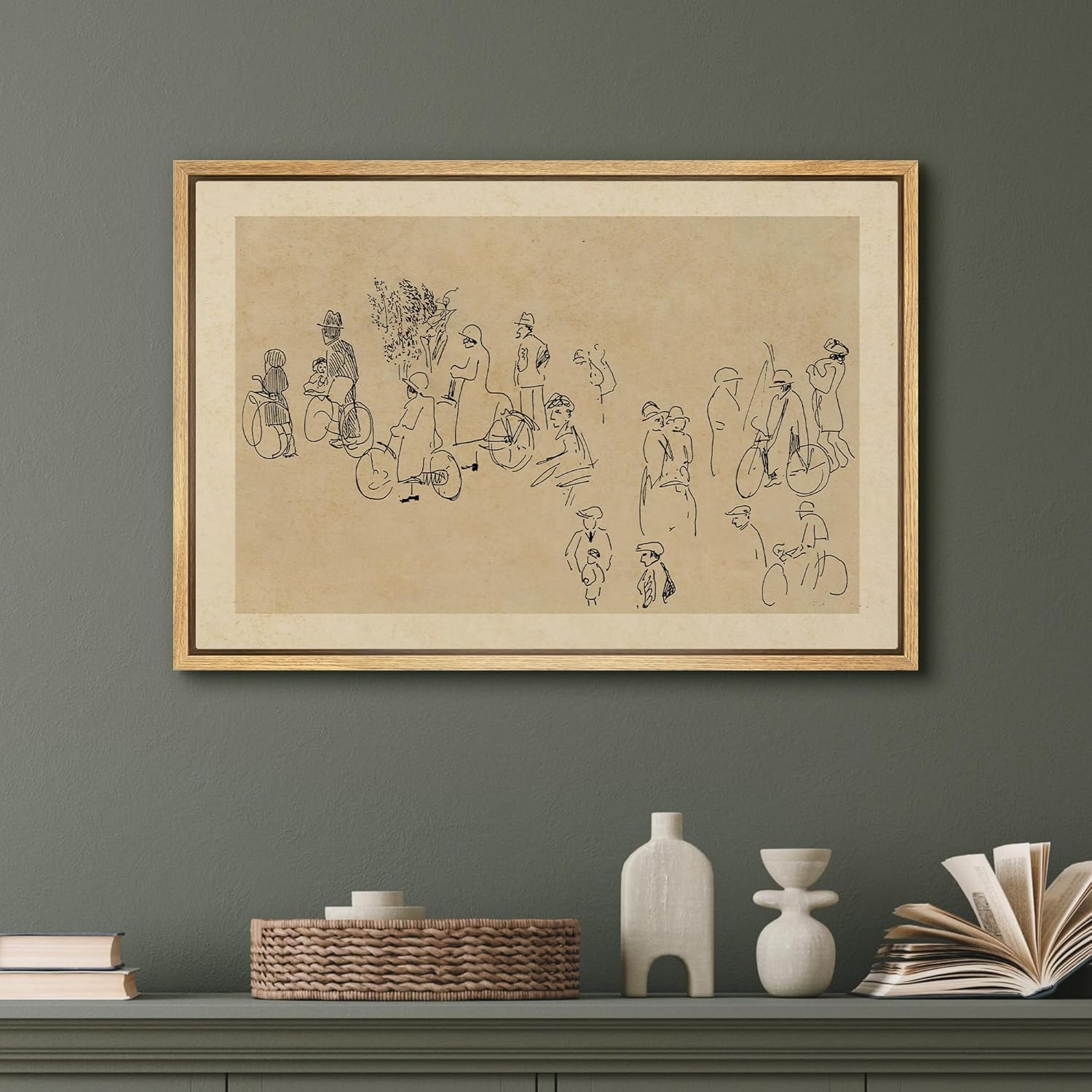 Framed Farmhouse Fabric Wall Art — 24" - View 5