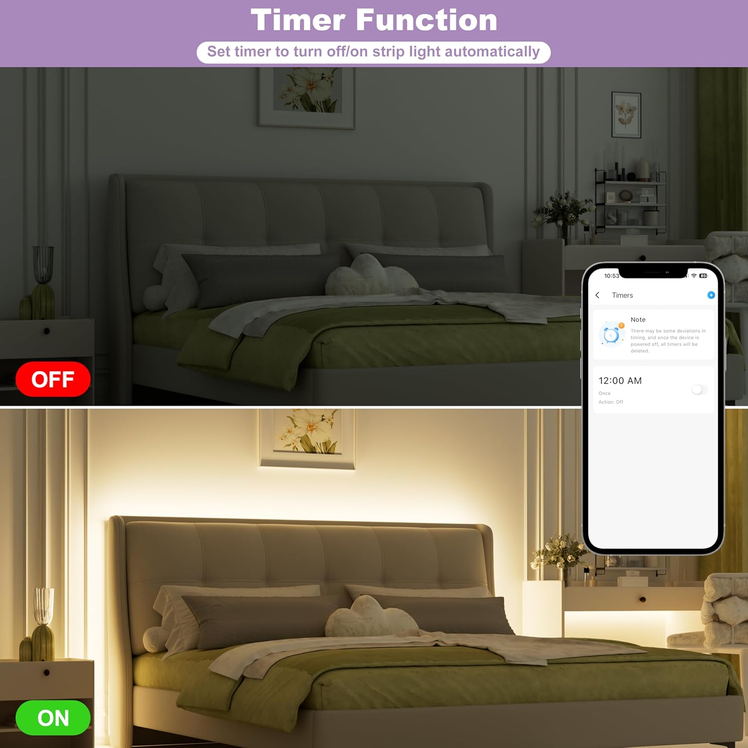 Dimmable Metal LED Strip Lights - View 4