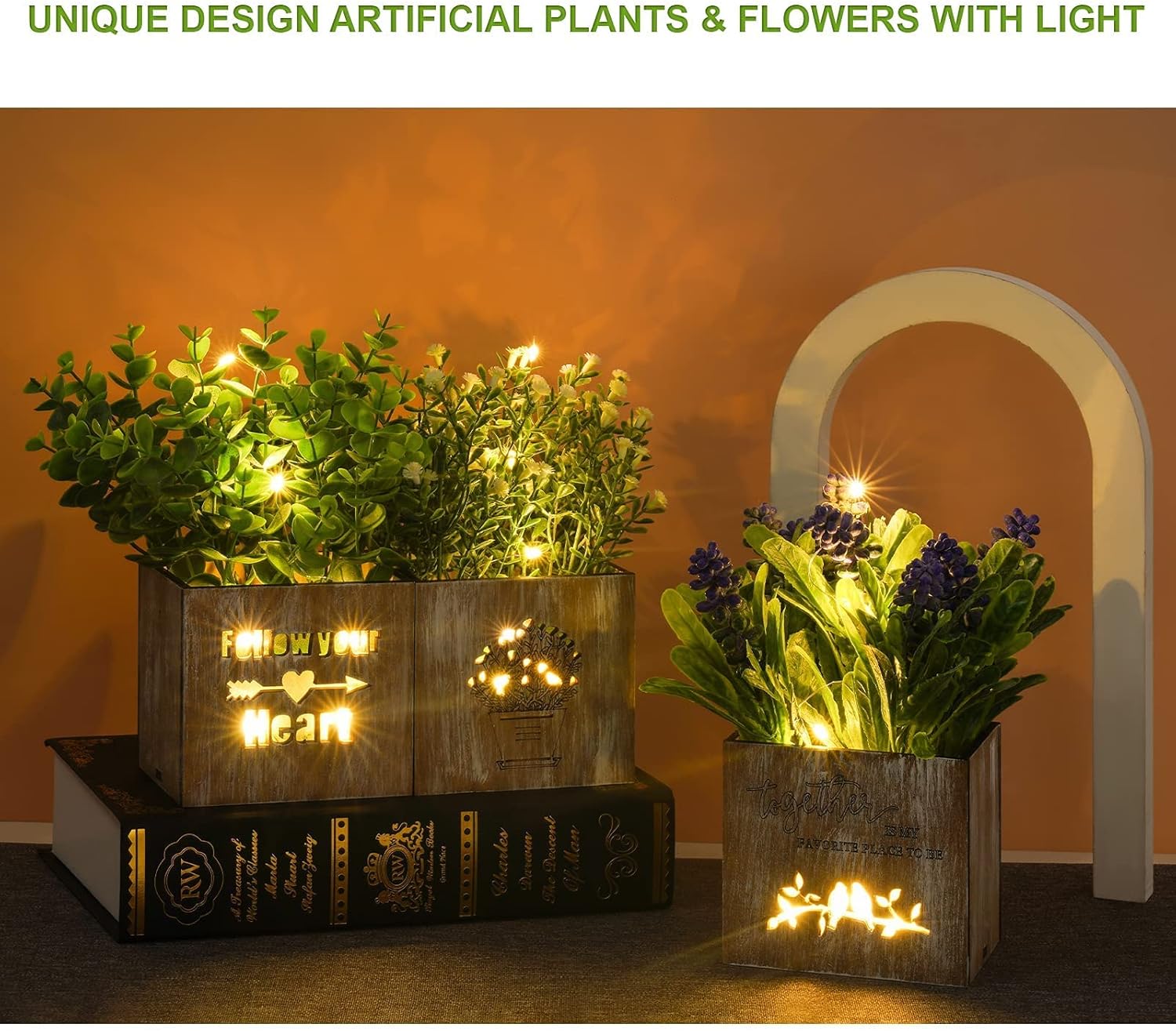 Purple Artificial Plant - View 7