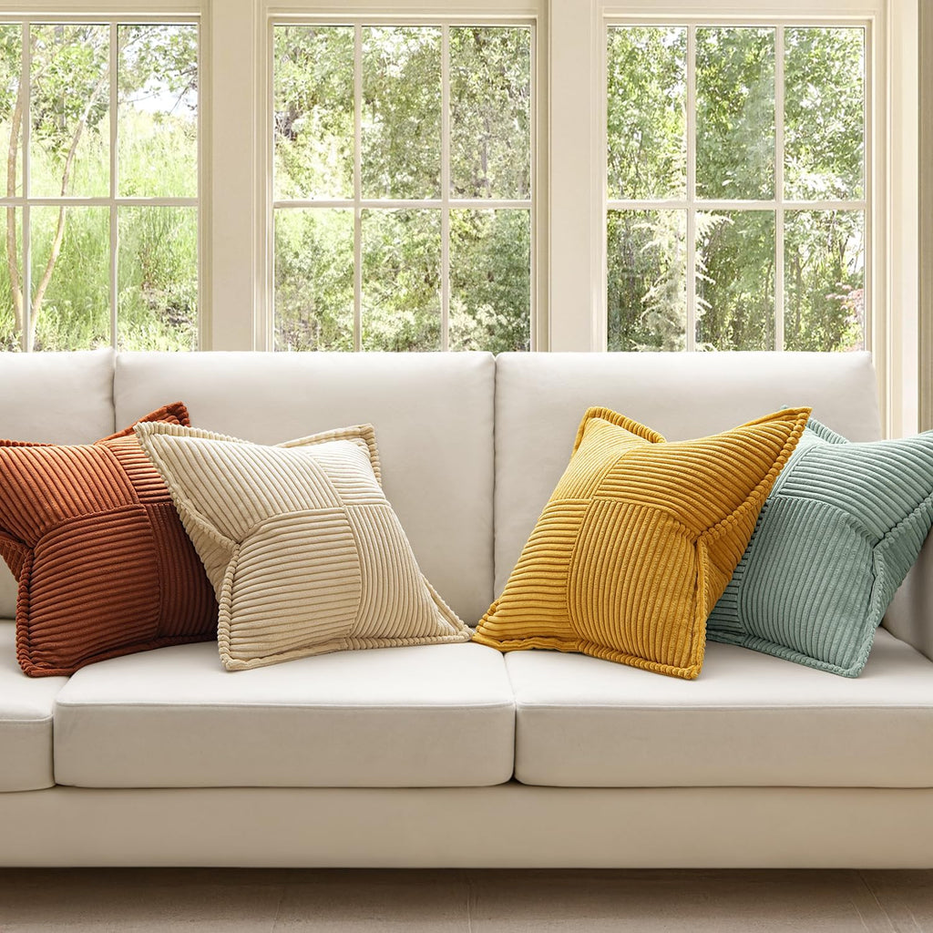 Boho Green Throw Pillow Cover — 20" - View 2