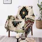 Boho Fabric Throw Pillow — 50" - View 10