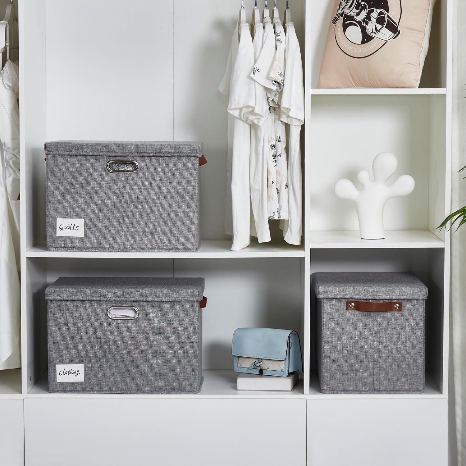 Beige Storage Bin — 17" - View 7