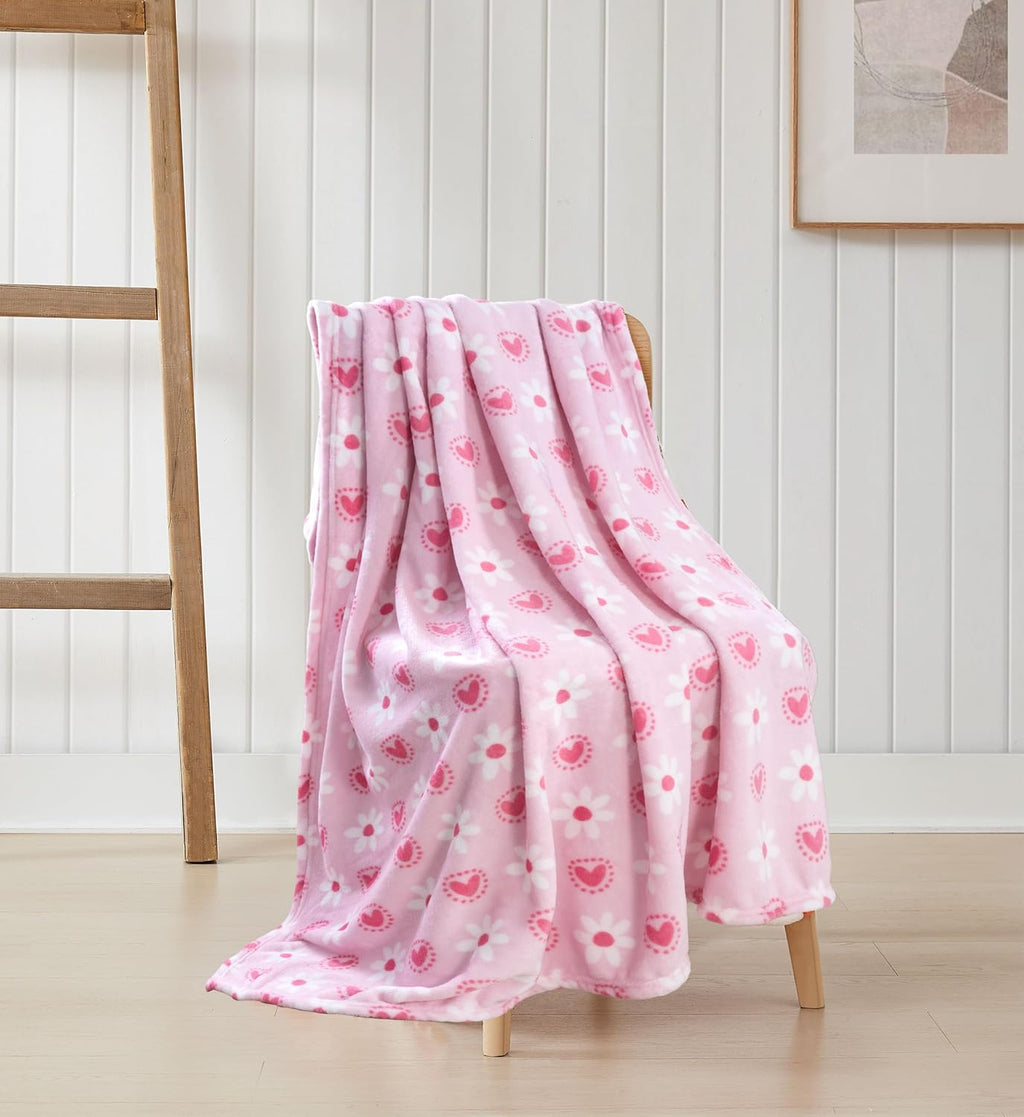 Luxe Pink Throw Pillow — 50x60 - View 7