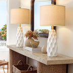 Vintage Boho Black Bedside Lamp — 27.5" - View 8