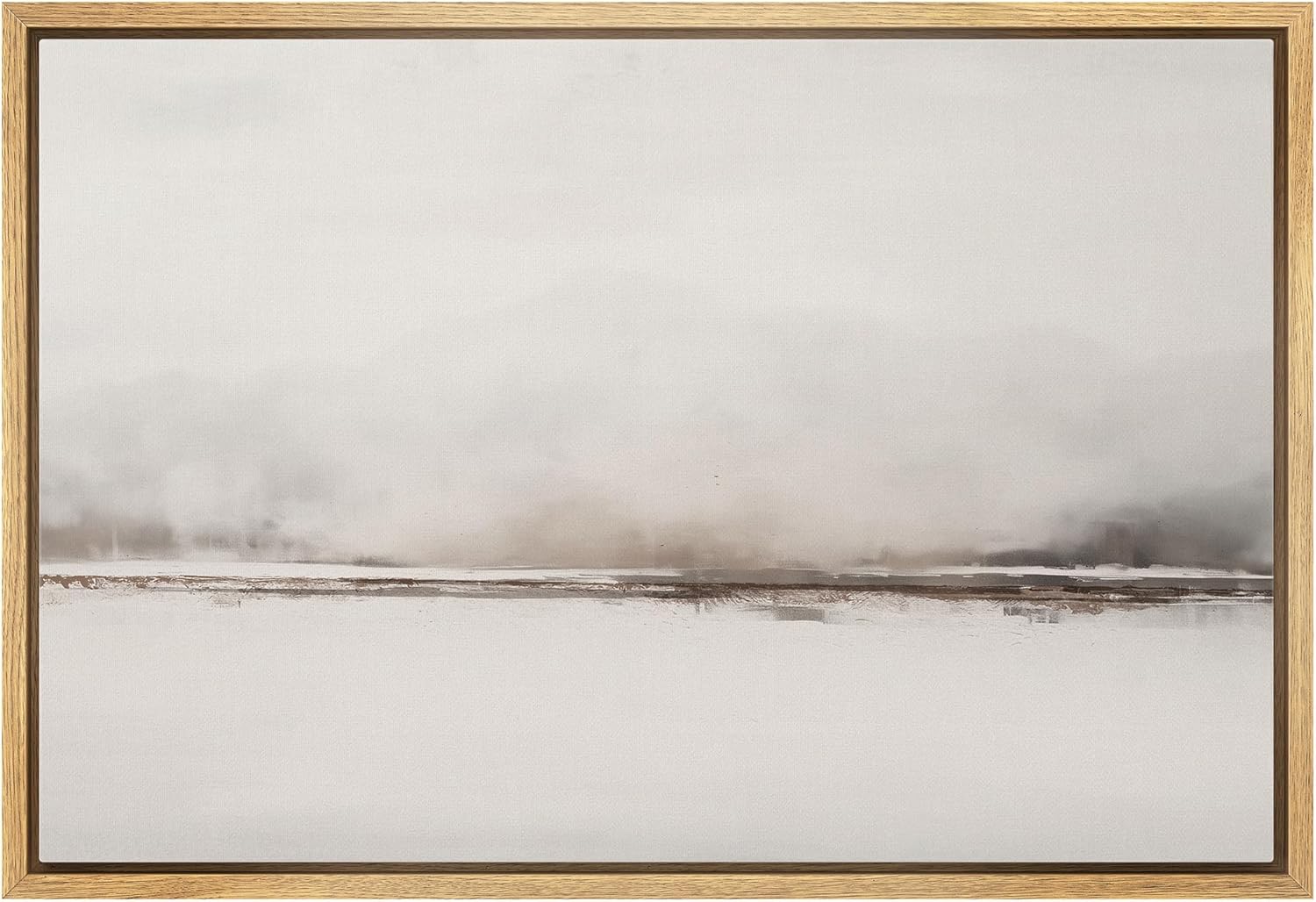 Framed Luxe Grey Wall Art — 16" — 24"L x 16"W
