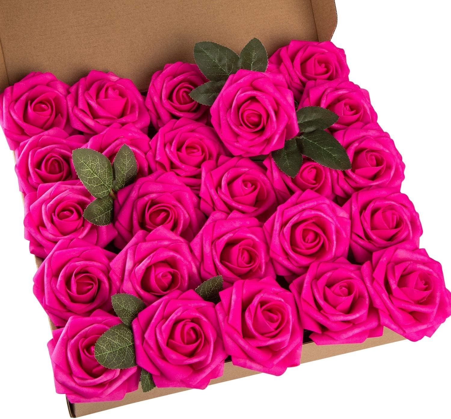 Black Artificial Plant — Hot Pink
