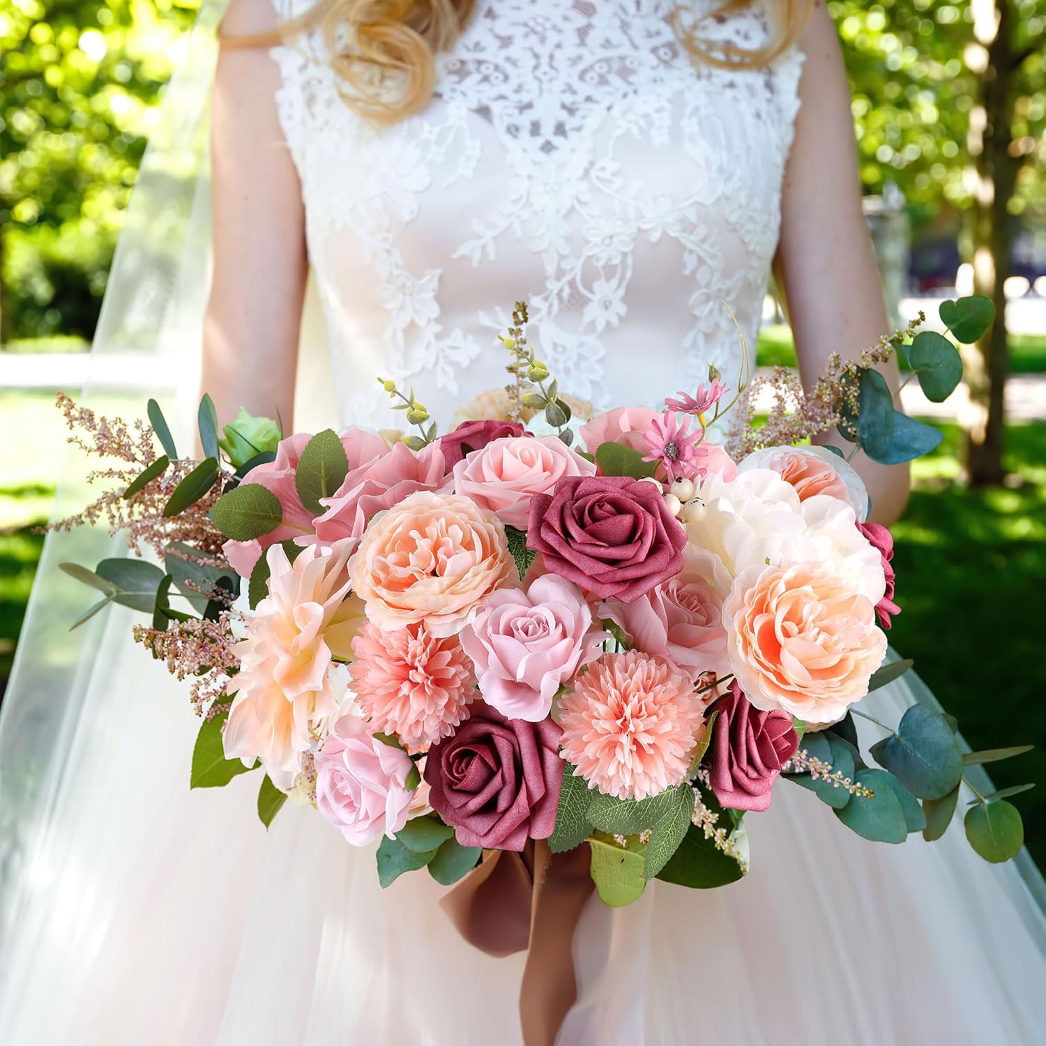 Beige Artificial Flowers - View 4