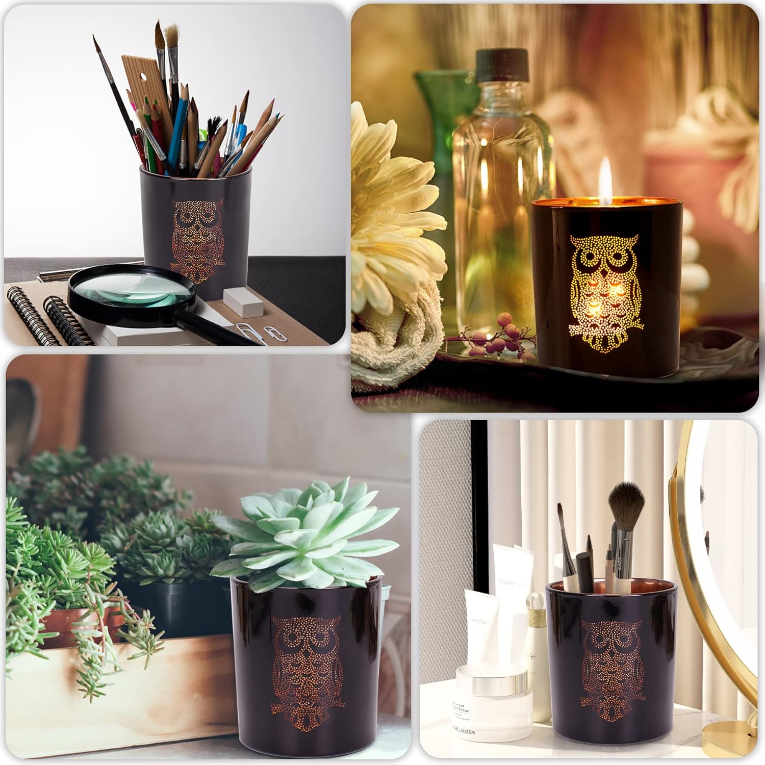 Vintage Luxe Glass Candle - View 5