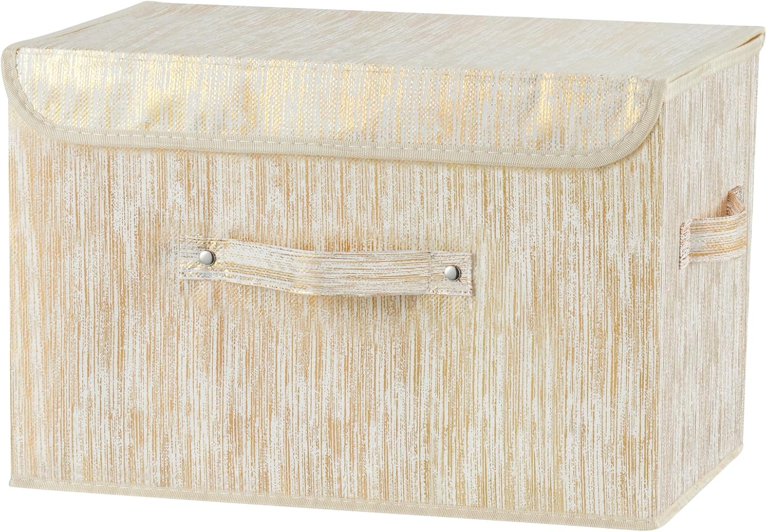 Luxe Gold Storage Bin — Set of 1 — Large (Set of 1)