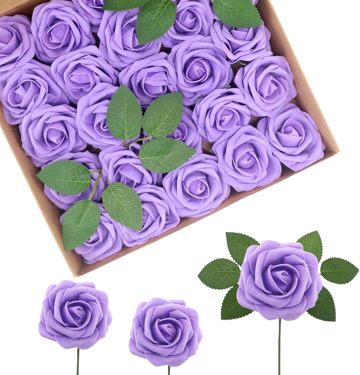 Beige Artificial Flowers — 3" — Regular 3" - 200pcs