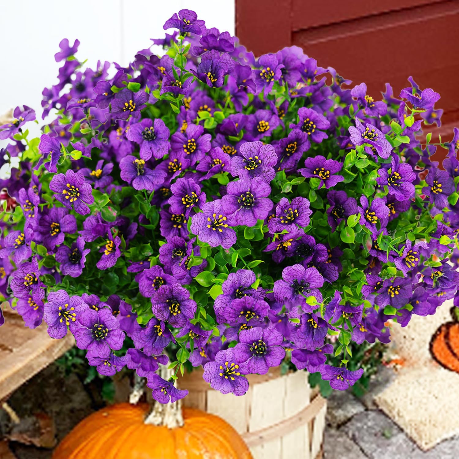 Orange Faux Plant — Purple