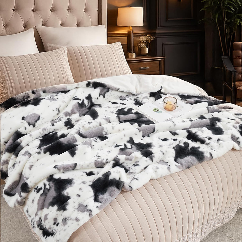 Black Throw Pillow — 50" - View 7
