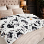 Black Throw Pillow — 50" - View 7