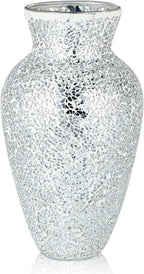 Handcrafted Glass Flower Vase — 11" - View 8