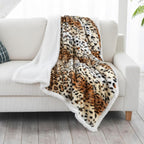 Fabric Throw Pillow — 50x60 — Tiger (Animal Print)