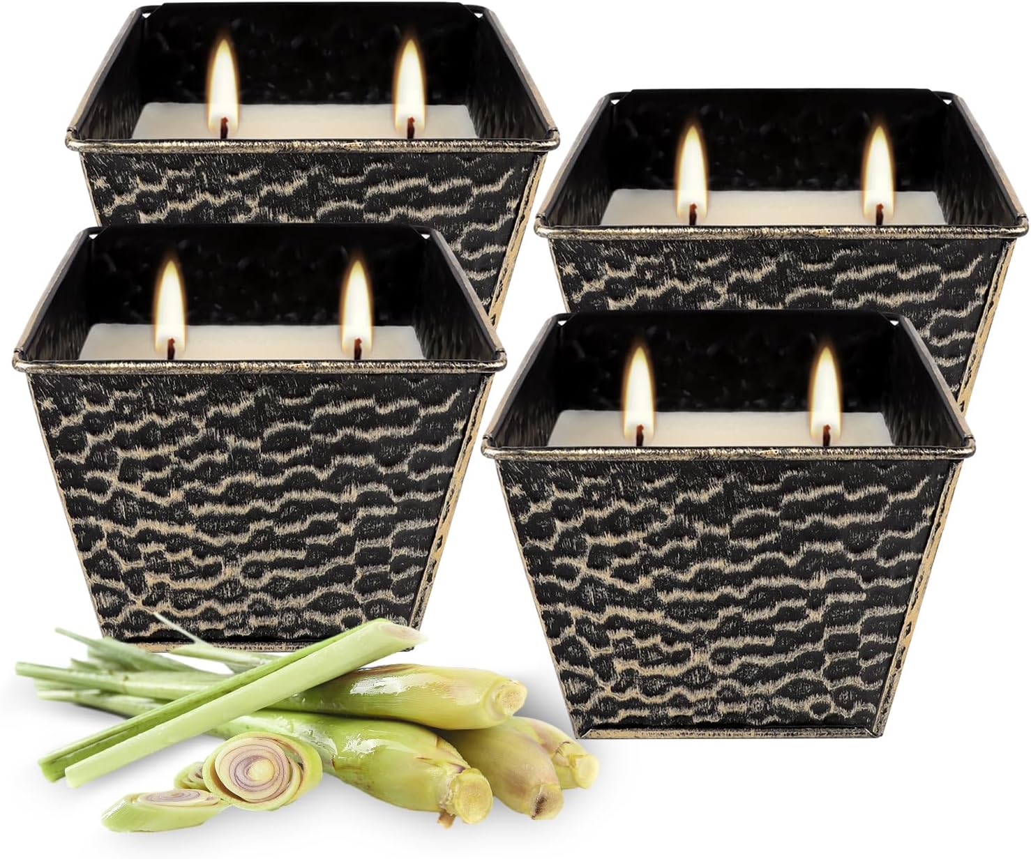 Soy Wax Black Scented Candle — 02Black