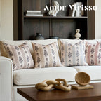 Farmhouse Beige Throw Pillow Cover — 18" - View 7