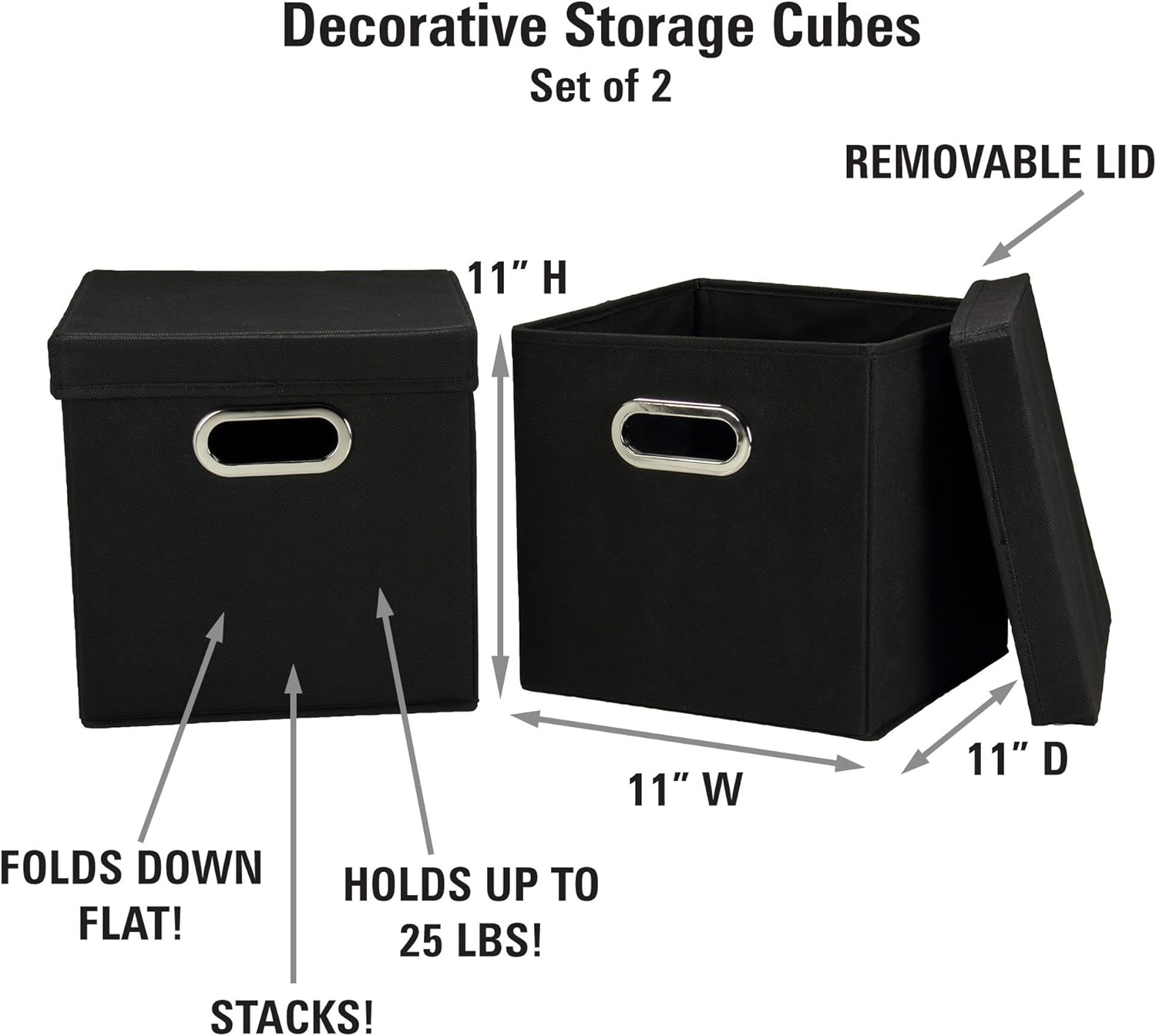 Storage Basket — Set of 1 - View 2