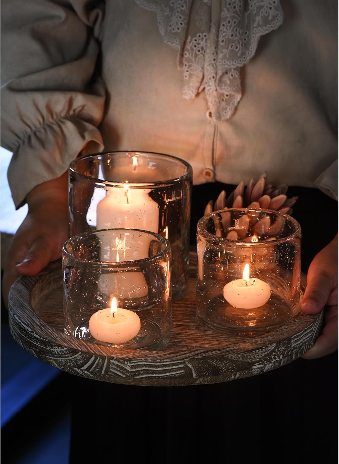 Farmhouse Black Candle — Set of 3 - View 2
