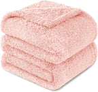 Beige Throw Pillow — 50" — Light Pink