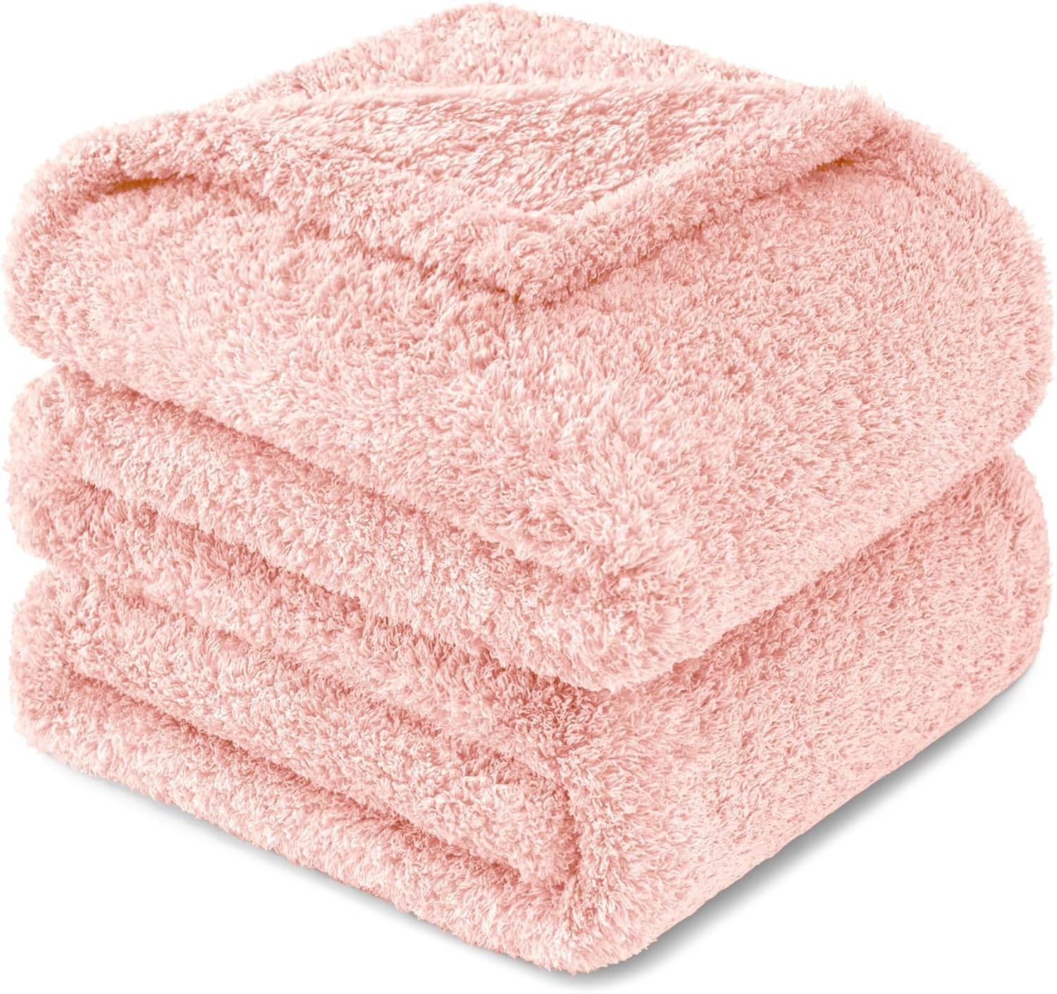 Beige Throw Pillow — 50" — Light Pink