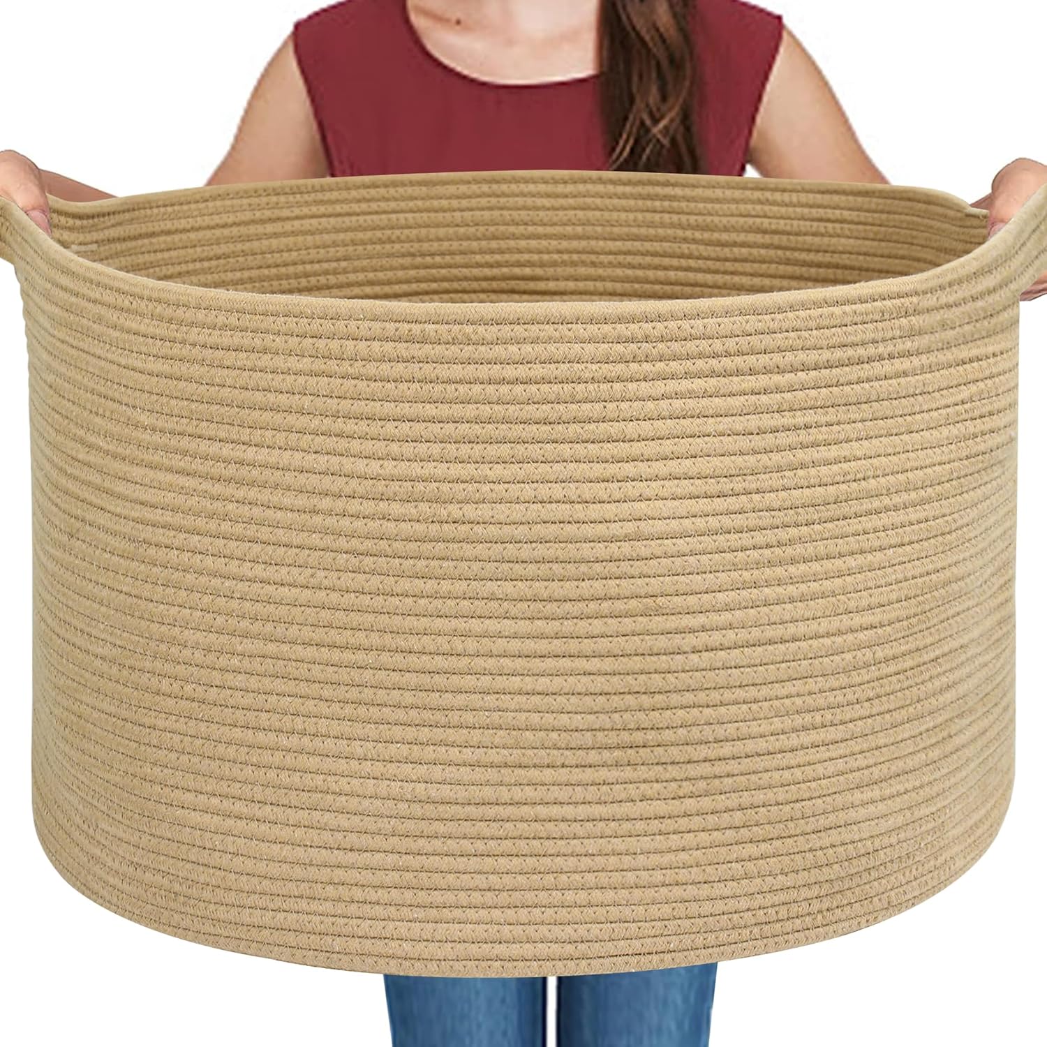 Boho Black Throw Pillow — 22" — Jute