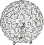 Luxe Gold Desk Lamp — 8" — Chrome
