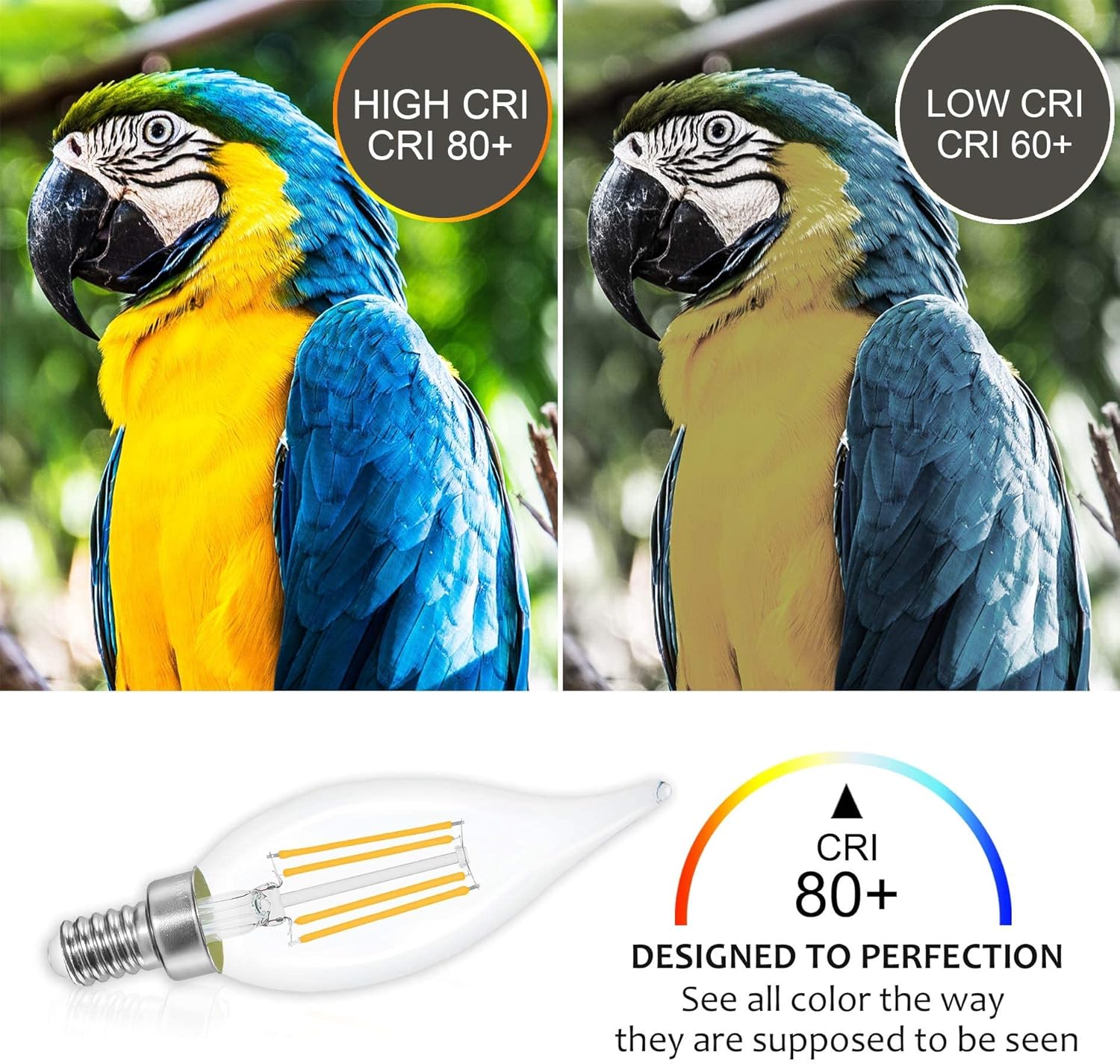 Dimmable Beige Smart Bulb — Set of 1 - View 3