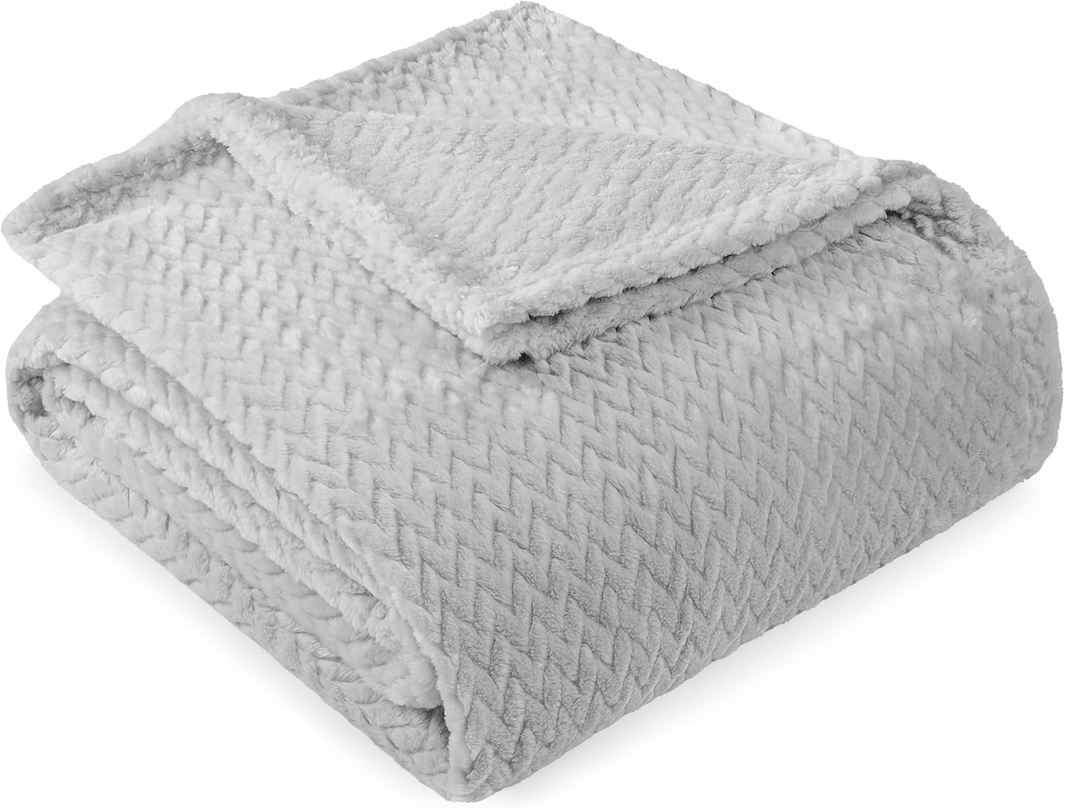 Beige Throw Pillow — 60" — Light Gray