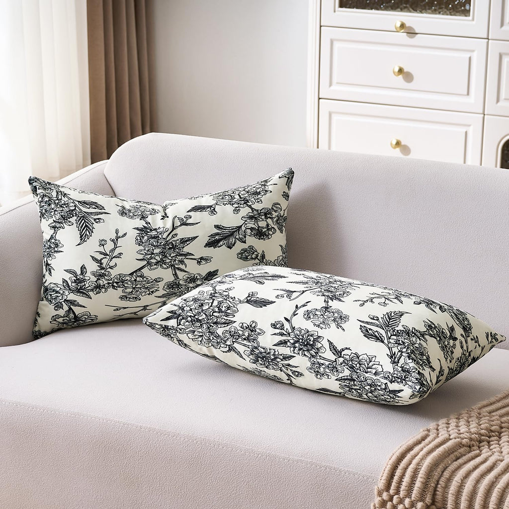 Velvet Boho Black Throw Pillow — 20" - View 3