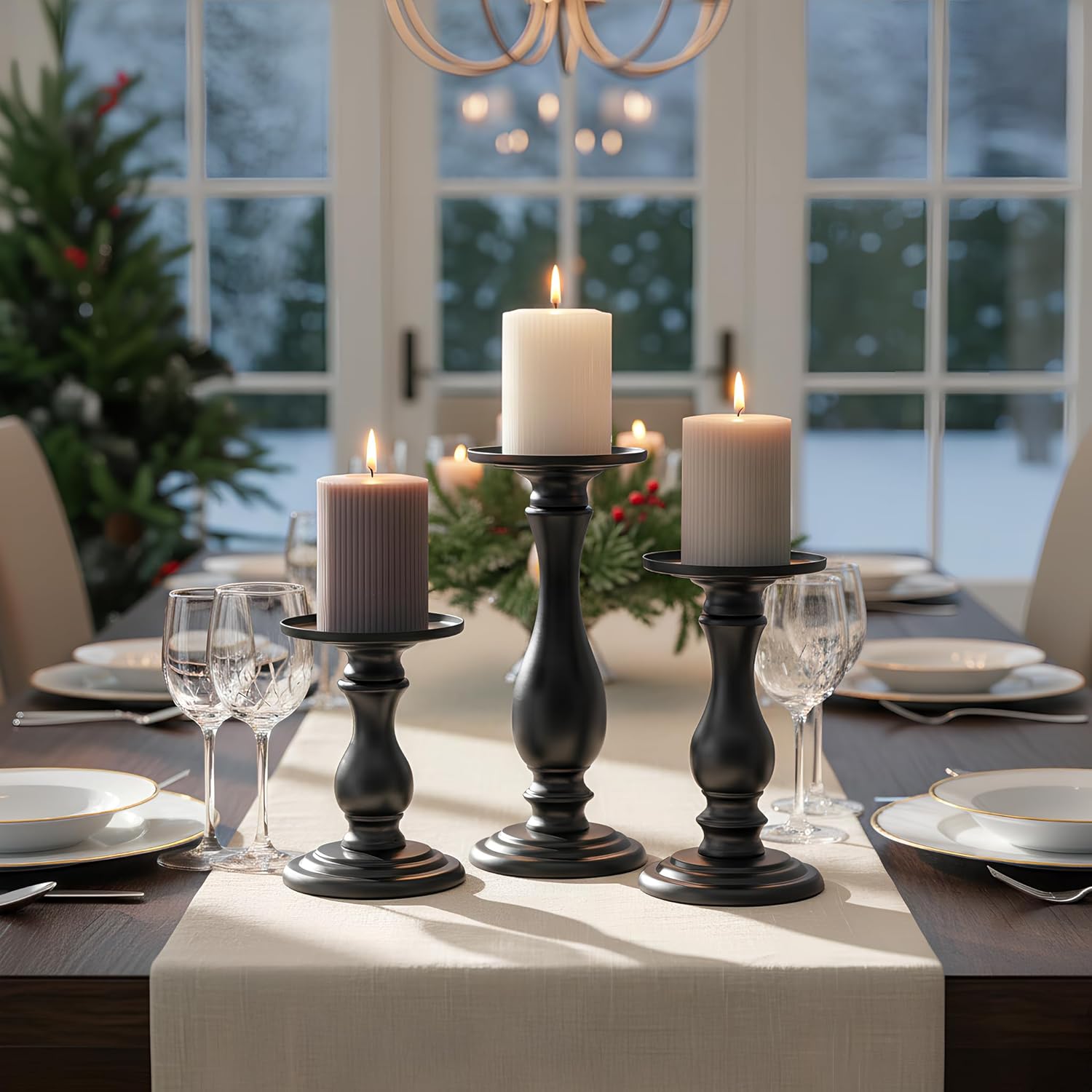Wax Pillar Candle — 10" - View 7