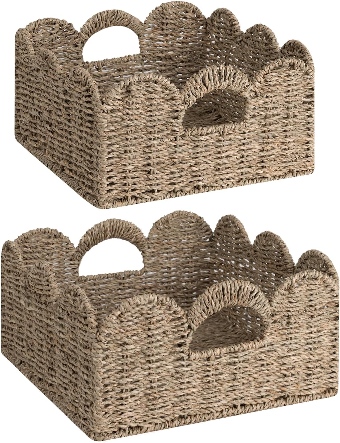 Boho Beige Vase — Natural(Seagrass)