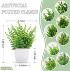 Farmhouse Green Artificial Plant - View 2