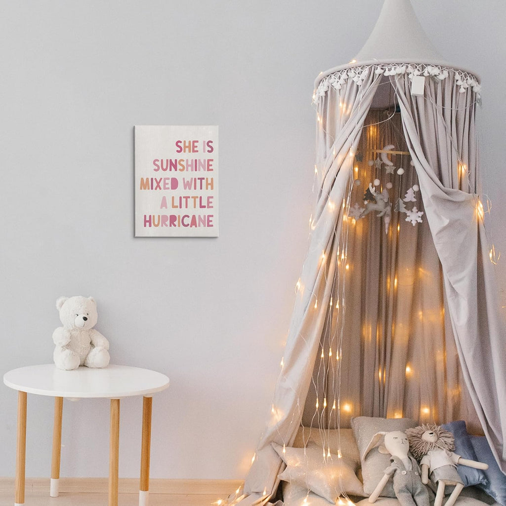Framed Boho Pink Canvas Wall Art — 14" - View 4