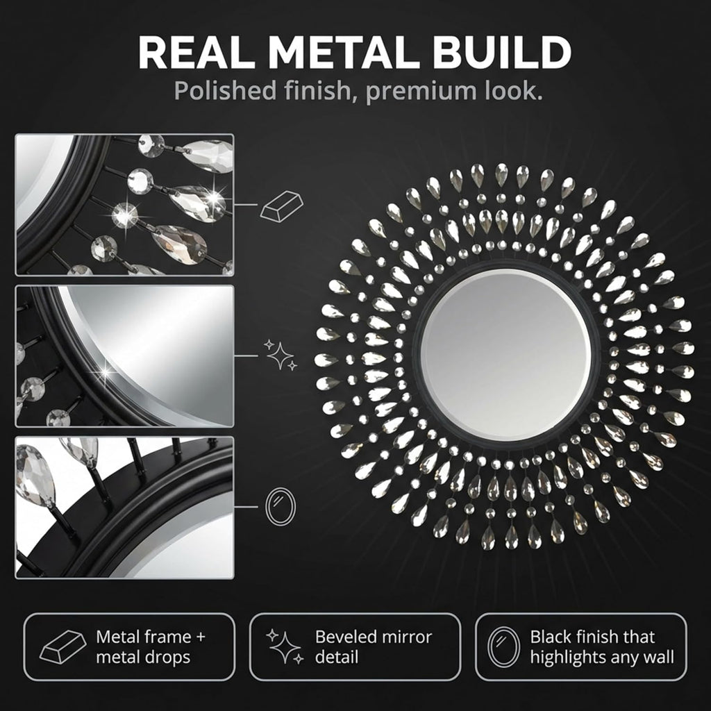 Metal Wall Mirror — 25" - View 6