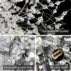 Luxe Gold Chandelier — 9-Light - View 2