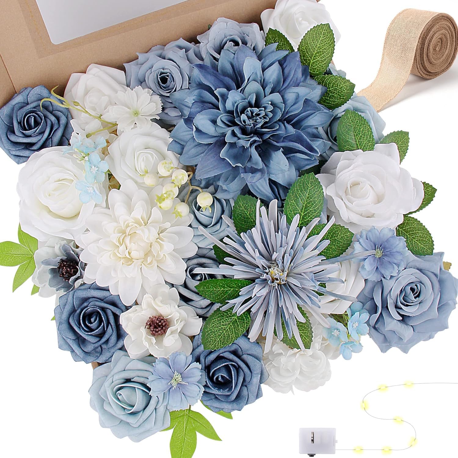 Blue Artificial Flowers — Backyard Blue
