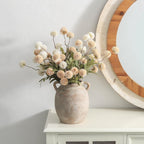 Farmhouse Black Flower Vase — 6" - View 5