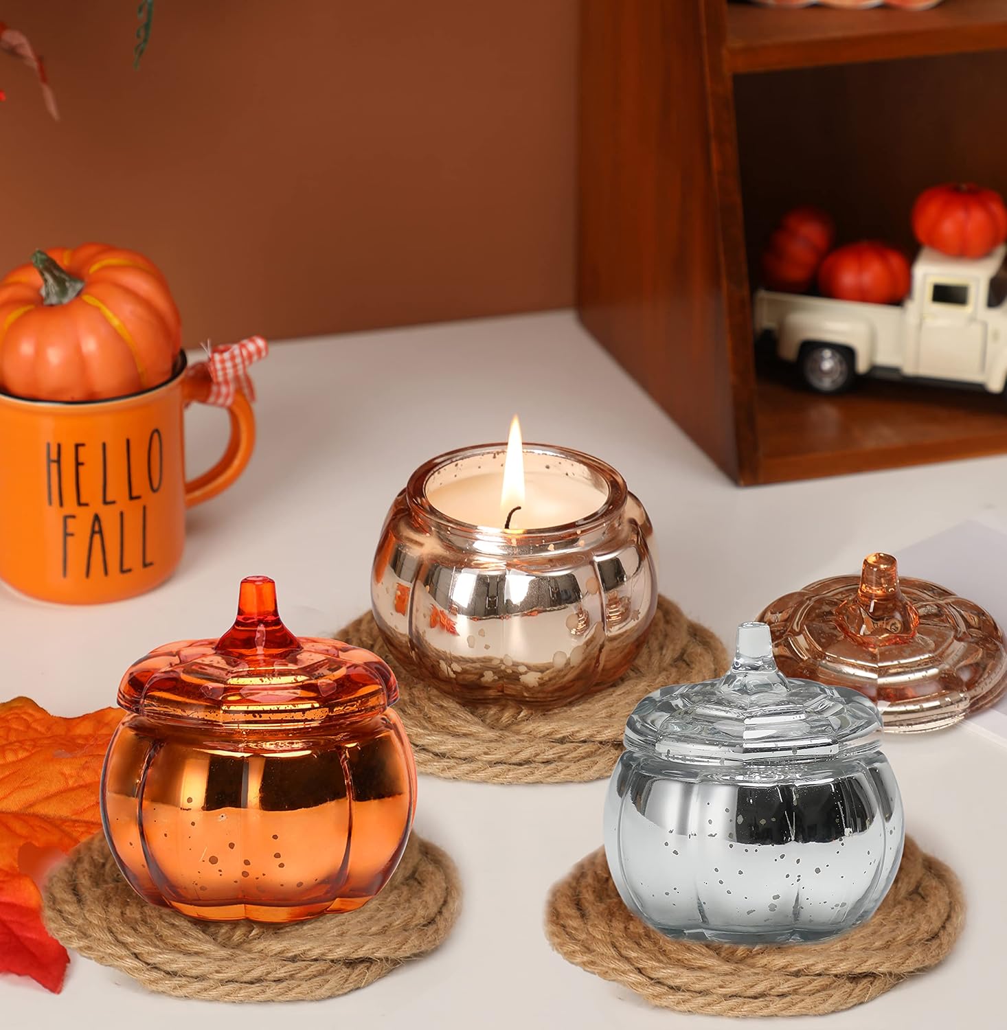 Scented Farmhouse Orange Candle — 3x4 - View 7